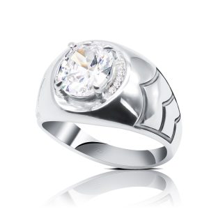 925 Sterling Silver Ring with CZ